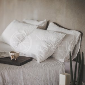 Linen pillowcase WHITE